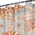 thumbnail image 3 of Waterproof Beautiful Colorful Floral Shower Curtain 72x72 Inch Boho Style Polyester Unique Shower Curtain for Bathroom Hotel Home Decor with 12 Plastic Hooks, 3 of 5