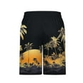 thumbnail image 3 of WAENQINLA Men's Swim Trunks Big and Tall Elastic Waist Bathing Suit Quick Dry Drawstring Beach Swimsuits with Pockets, 3 of 4