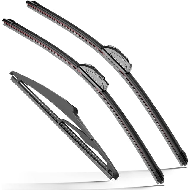 HAHDAXIA RAINTOK Windshield Wiper Blades Replacement for Mitsubishi Outlander Sport 2011-2022 Original Factory Quality Front Rear Wipers Blade Set for My Car - 24" 21" 10" (Pack of 3)