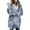 Black, variant on EGNMCR Womens Plaid Shacket Jacket, Long Sleeve Button Down Fleece Hooded Jackets, Warm Coat Women's Faux-Fur Shaggy Winter Coat Long Sleeve Open Front Outwear Hooded Jacket Women Coat