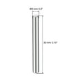 thumbnail image 3 of Pasadores de acero Uxcell 304 de acero inoxidable, pasador cilíndrico de soporte de estante, plateado, 5 mm x 80 mm, 10 piezas, 3 of 5
