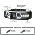 thumbnail image 3 of Spec-D Tuning LHP-SIV99JM-RS Projector Headlight for 00 to 06 Chevrolet Tahoe, 8 x 16 x 19 in. - Black, 3 of 7
