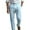 Light Blue, variant on Nestiefly Men's Linen Pants Business Casual Linen Dress Pants Lightweight Straight Leg Dress Pants Summer Trousers White L