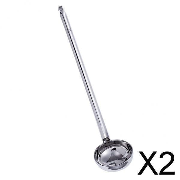 Cucharón de Cocina en Acero Inoxidable, Herramienta para Sopas Y Guisos 2 piezas