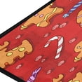 thumbnail image 4 of Kitchen Rugs Christmas Gingerbread Cookies Design Non-Slip Soft Kitchen Mats Bath Rug Runner Doormats Carpet for Home Decor, 39" X 20", 4 of 5
