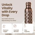thumbnail image 4 of Botella Otiem Pure Copper, 1 L, a prueba de fugas, ayurvédica, 4 of 9
