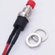 thumbnail image 4 of 2 mini interruptores pulsadores rojos pequeños CA 125 V/250 V CC 12 V reinicio momentáneo diminuto, 4 of 5