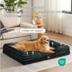 thumbnail image 4 of Cama ortopédica para perros gigantes, tamaño XXL, lavable, para perros gigantes, color negro, 4 of 9