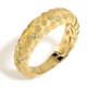 thumbnail image 4 of Anillo trenzado de plata esterlina S925 chapado en oro ligero de lujo vintage anillo de dedo cepillado de moda joyería vintage, 4 of 6