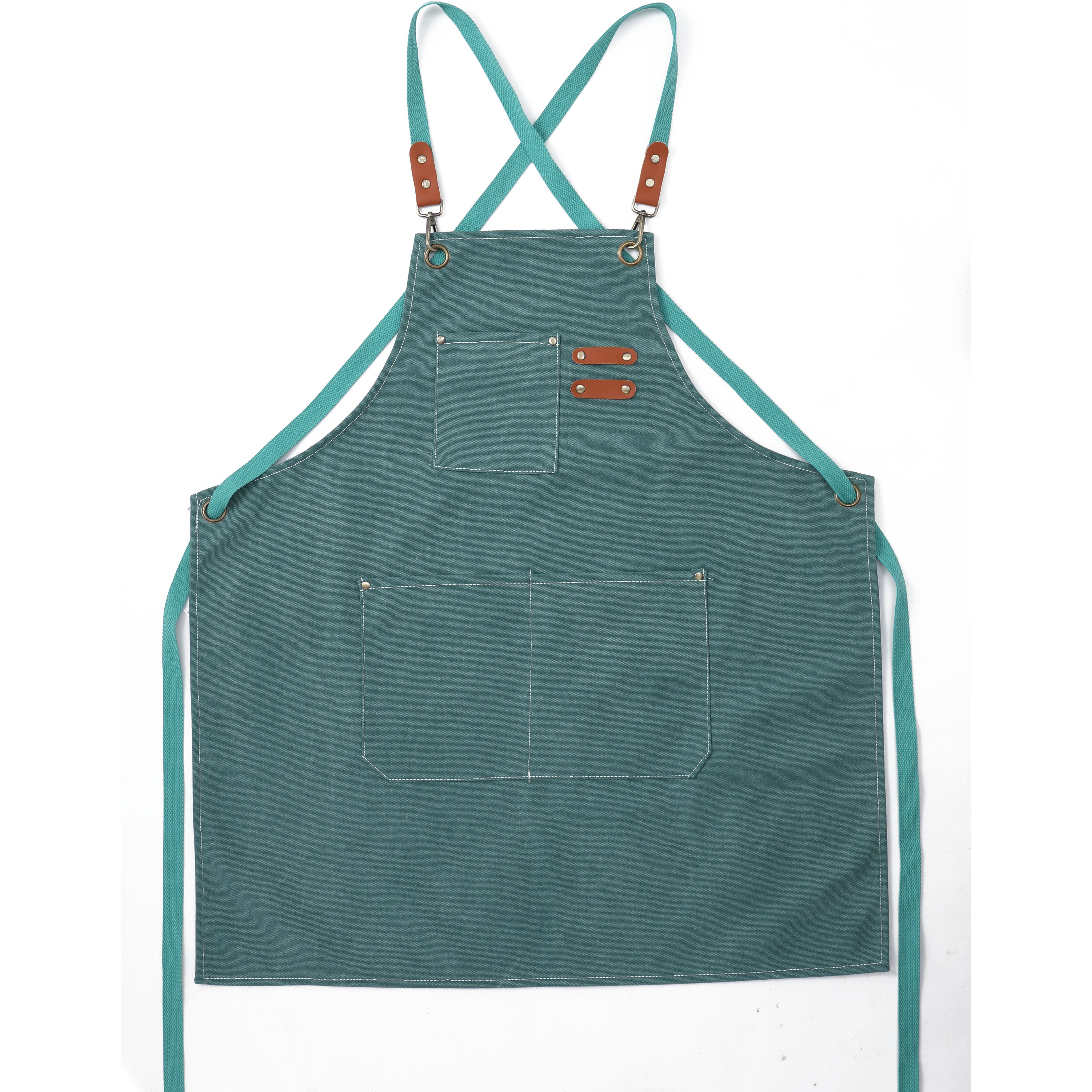 Chef Apron Premium Cotton for Men and Women with Large Front Pockets ...