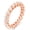 Rose Gold, variant on 1 Carat (ctw) Platinum Heart Cut LAB GROWN Diamond Eternity Band (Color H-I Clarity VS1-VS2) SJR54314-W