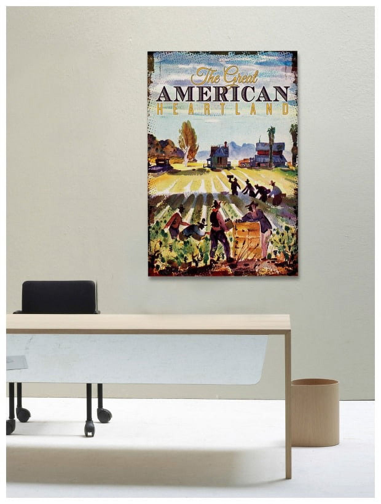 Marmont Hill "Farm Veggies" Painting Print on Canvas
