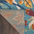 thumbnail image 6 of Nourison Allur Botanical Indoor Area Rug Turquoise Multicolor 5'3" x 7'3", 6 of 9