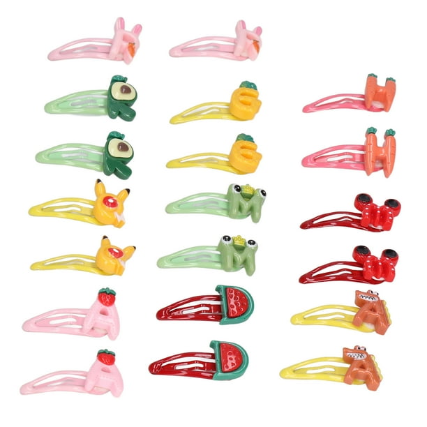 Accesorios para el cabello de mascotas NikouMX 20 piezas Pinzas para el cabello de plástico para perros