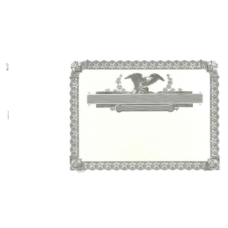 Goes 17 blank stock certificate paper pack of 25 walmart