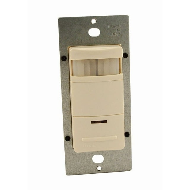 Sensor de ocupación con interruptor de pared Leviton Decora ODS10-IDT