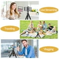 thumbnail image 2 of Sensyne Phone Tripod, Flexible Cell Phone Tripod with Phone Holder and Wireless Remote, Mini Travel Tripod Stand, Compatible with All Cell Phones, Cameras, 2 of 5