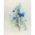 thumbnail image 2 of Swatland, Sally 15x18 Gold Ornate Wood Framed with Double Matting Museum Art Print Titled - Cottage Wildflowers II, 2 of 4
