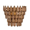 thumbnail image 3 of Capital Lighting 654411LW Ravi 12" Tall Wall Sconce - Light Wood / Patinaed Brass, 3 of 6