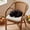 gray, variant on Chair Cushion Square Contoured Seat Pad For Dining And Office Seating Comfort