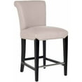 thumbnail image 2 of SAFAVIEH Seth Contemporary Curved Back Counter Stool with Footrest, Taupe, 2 of 5