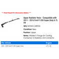 thumbnail image 2 of Upper Radiator Hose - Compatible with 2011 - 2016 Ford F-350 Super Duty 6.7L V8 2012 2013 2014 2015, 2 of 2