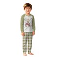 thumbnail image 3 of TBKOMH Christian Christmas Pajamas Family Matching Sets Holiday Loungewear Long Sleeve Crew Neck Sleepwear Festive Plaid PJs Xmas Party Winter Nights, 3 of 5