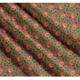 thumbnail image 3 of Soimoi Cotton Poplin Fabric Leaves & Dahlia Floral Print Fabric by Yard 56 Inch Wide, 3 of 7