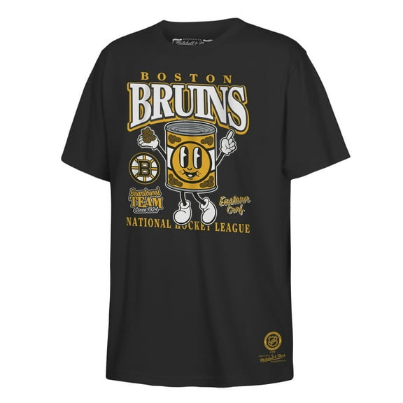 Youth Mitchell & Ness Black Boston Bruins Concession Stand T-Shirt