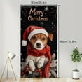 thumbnail image 3 of Festive Christmas Door Wrap Polyester Fabric Decoration for Front Door Indoor Outdoor Holiday Party and Winter Season Decor, 3 of 7