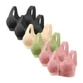 thumbnail image 1 of Posijego Women's Front Closure Bra 6 Pack Womens Plus Size Wireless Push up Full Coverage Everyday Bralettes, 1 of 2