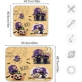 thumbnail image 3 of FREEAMG Halloween Décor Dish Drying Mat - 18 x 24inch- Extra Large Microfiber Dish Drying Mat, Dish Draining Mat, Counter top Mat, Cute Halloween Owl, 3 of 7