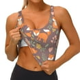 thumbnail image 3 of Balery Cute Little Fox Pattern Racerback Sports Bras for Women - Padded Seamless High Impact Support for Yoga Gym Workout Fitness-Medium, 3 of 8