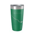 thumbnail image 1 of Lady Bird Lake Map Tumbler Travel Mug Insulated Laser Engraved Coffee Cup Austin Texas 20 oz Green, 1 of 1