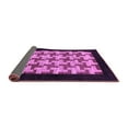 thumbnail image 2 of Ahgly Company Indoor Square Abstract Purple Modern Area Rugs, 7' Square, 2 of 4