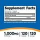 thumbnail image 2 of Suplemento Nutricost L-Glicina 1000 mg 120 cápsulas vegetariano, 2 of 5