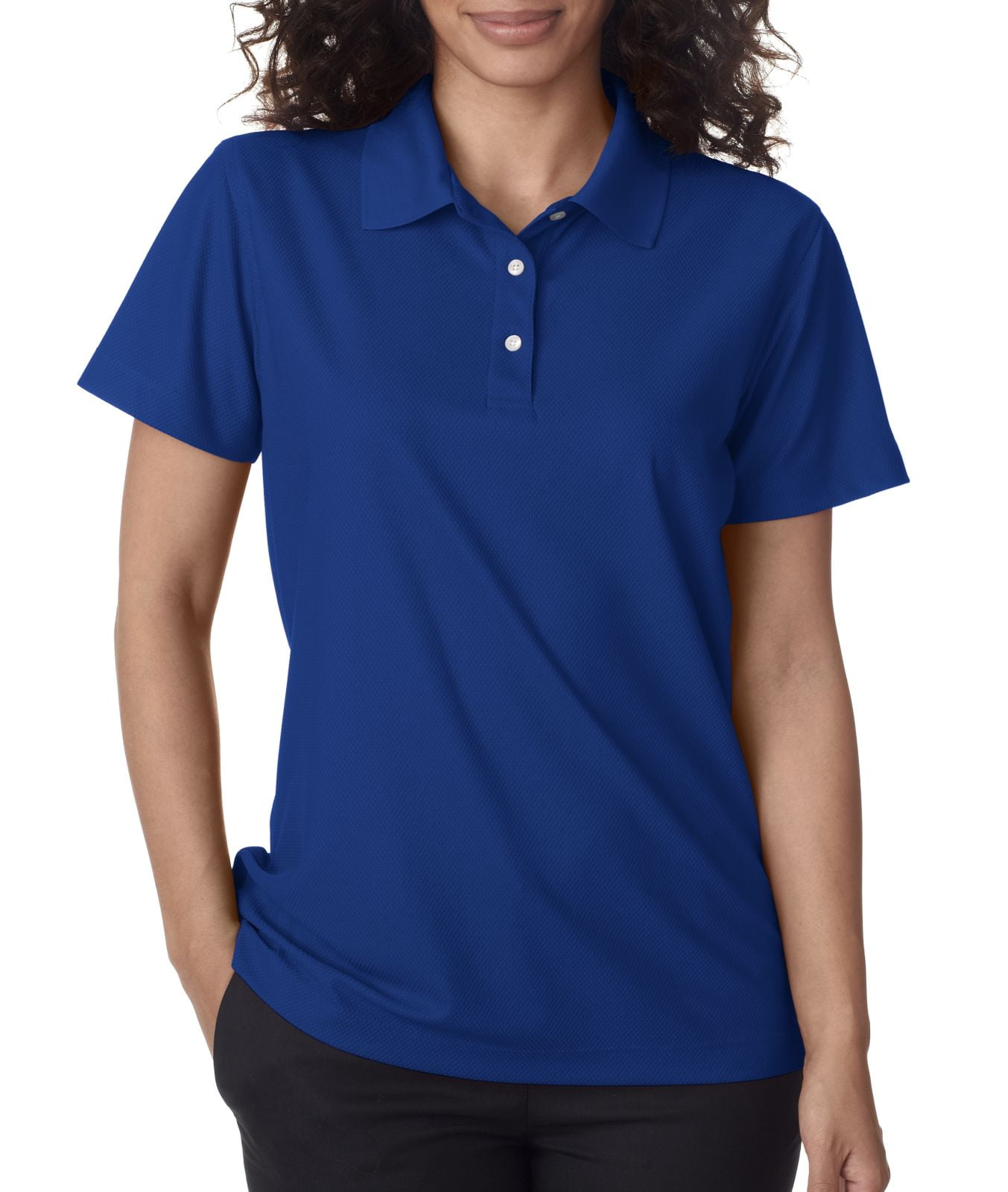 8240L UltraClub Golf Shirt Active Cool & Dry Pebble-Knit Women's ...