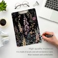 thumbnail image 3 of FORMRS Acrylic Clipboard with Low Profile Clip Standard A4 Letter Size, 12.5" x 9", Dark Flowers Pattern, 3 of 8