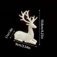 thumbnail image 6 of bestolf Christmas Reindeer Figurine Small Deer Statue Tabletop Resting/Standing Elk Sculpture for Indoor Home Office Tabletop Mantle Cabinet Desktop Decor, 6 of 8