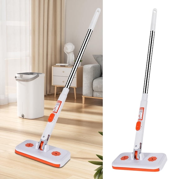 Snap Grip Mini Mop Set, 2026 New Convenient Cloth Changing Mini Mop, Gap Dust Cleaner Lazy Mops with Locking Head for Multi Surface Clean, Wet & Dry Mopping and Sweeping Cleaning