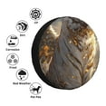 Kdxio Golden White Tiger for Tire Cover Wheel Protectors Tyre Covers