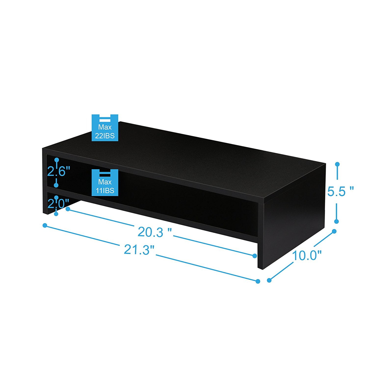 Fitueyes Computer Monitor Riser Desktop Stand With Keyboard Storage Fitueyes Computer Monitor Riser Desktop Stand With Keyboard Storage Space Dt205401wb Com