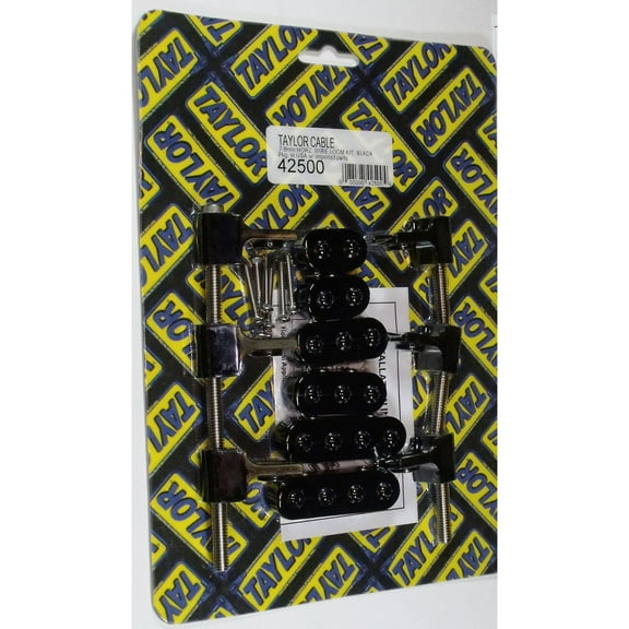 Taylor Cable 42500 7-8mm HORIZONTAL WIRE LOOM KIT BLACK