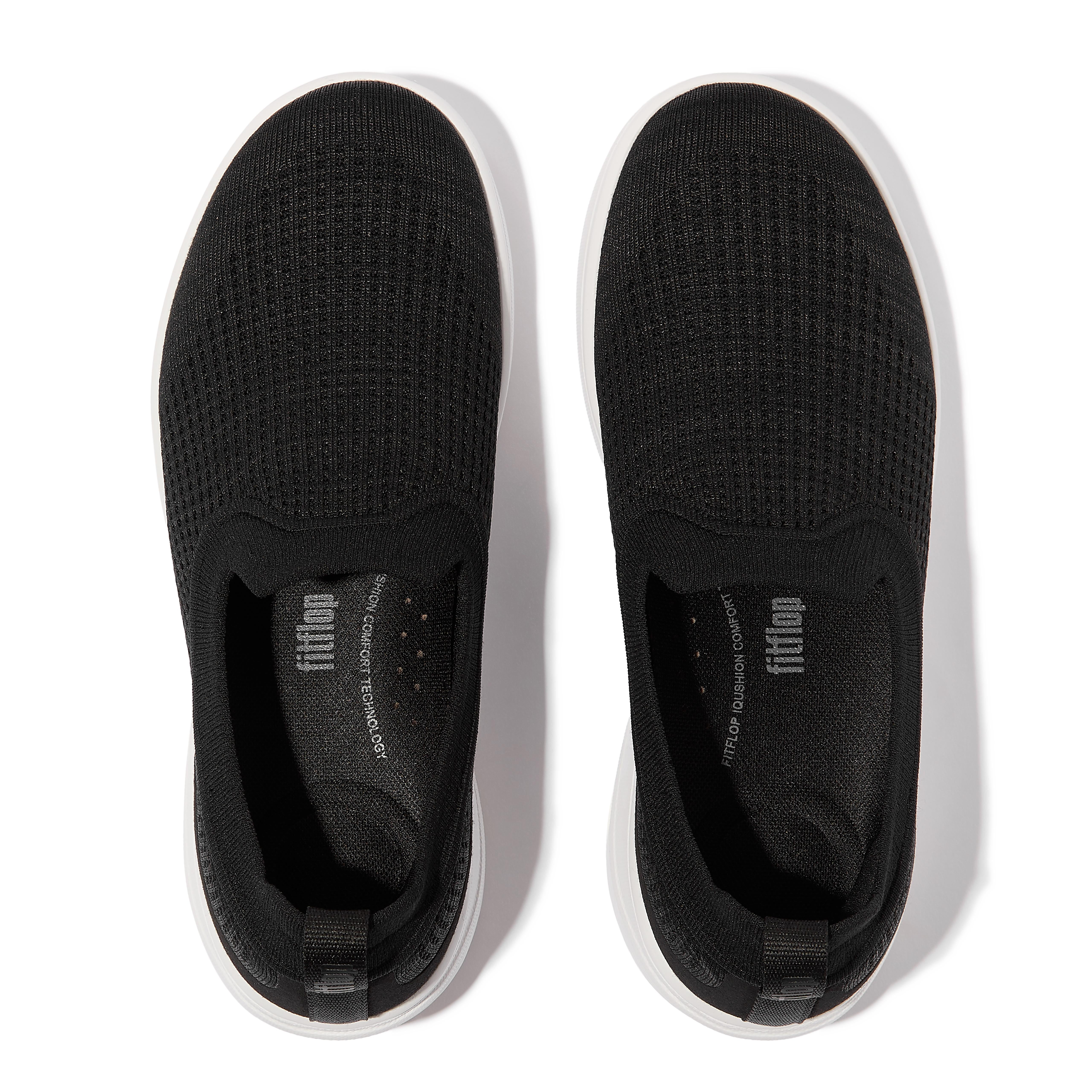 FitFlop Women's Super-Q Knit Slip On Sneaker
