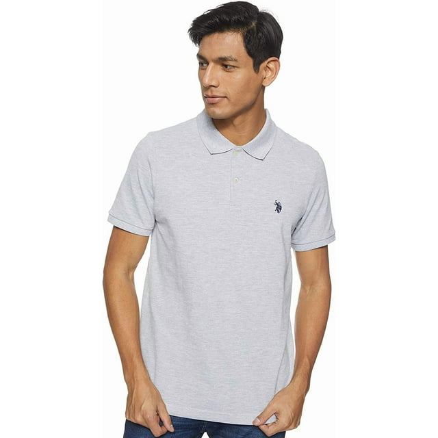 Remera Polo U.S. Polo Assn. Classic Fit para Hombre Gris Claro XL
