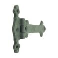 thumbnail image 5 of Renovators Supply Black Wrought Iron Strap Hinge 5 in Southern Charm Style Spear Tip Flush Mount Heavy Duty Strap Gate and Door Hinges w/Hardware Pack of 2, 5 of 10