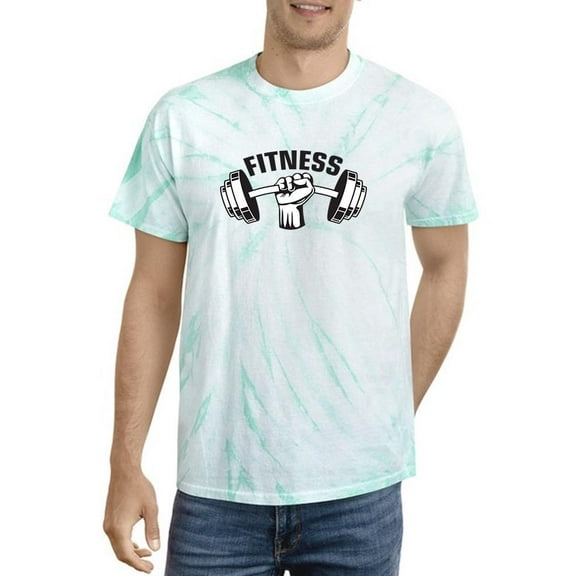 Fitness Barbell Tie Dye Cyclone Men -Image by Shutterstock, Male Medium