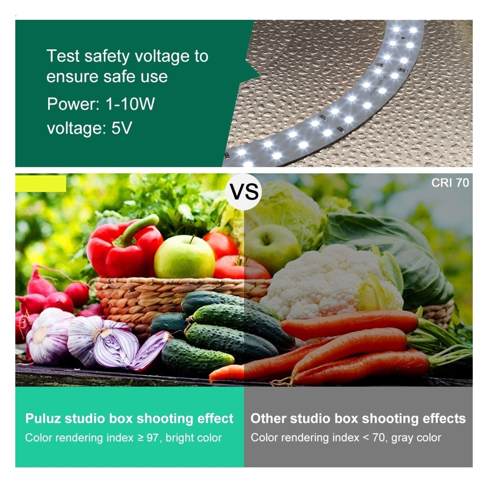 Photo Studio Ring LED 30cm Light Box Shooting Tent Desktop Box Kit With 6 Colors Backgrounds Photography LightBox Kits ,Professional Equipment