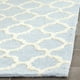 thumbnail image 5 of SAFAVIEH Cambridge Leonard Geometric Wool Area Rug, Light Blue/Ivory, 4' x 4' Square, 5 of 6