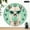 10x10in, variant on Patifu Llama With Bubble Gum Round Wooden Wall Clock Silent Sweep Movement Home Decor 10x10in